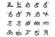 北京殘奧會體育圖標(biāo)